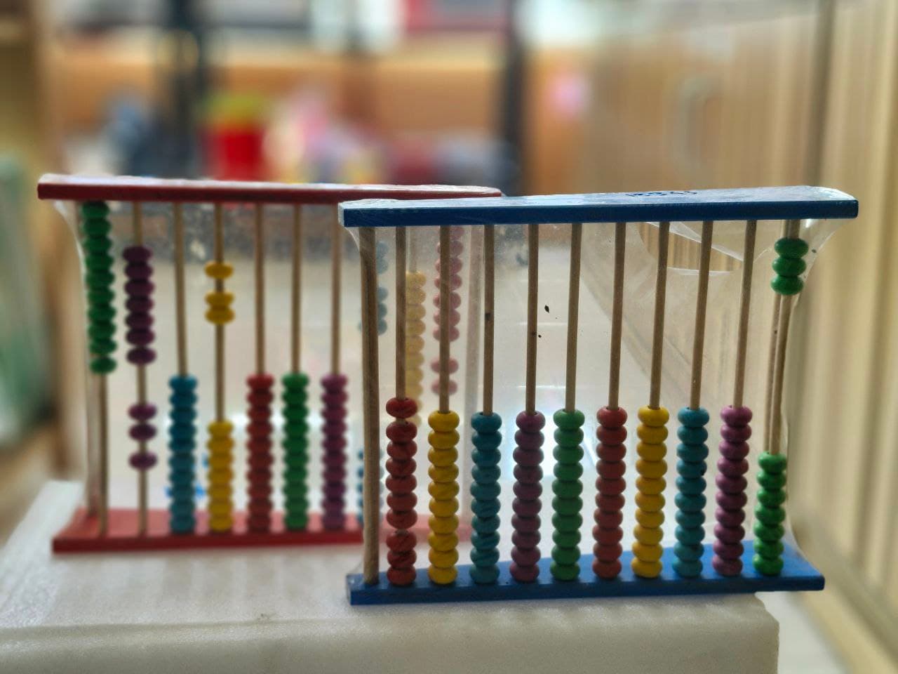 Wooden Toy Abacus with numbers 1‐9