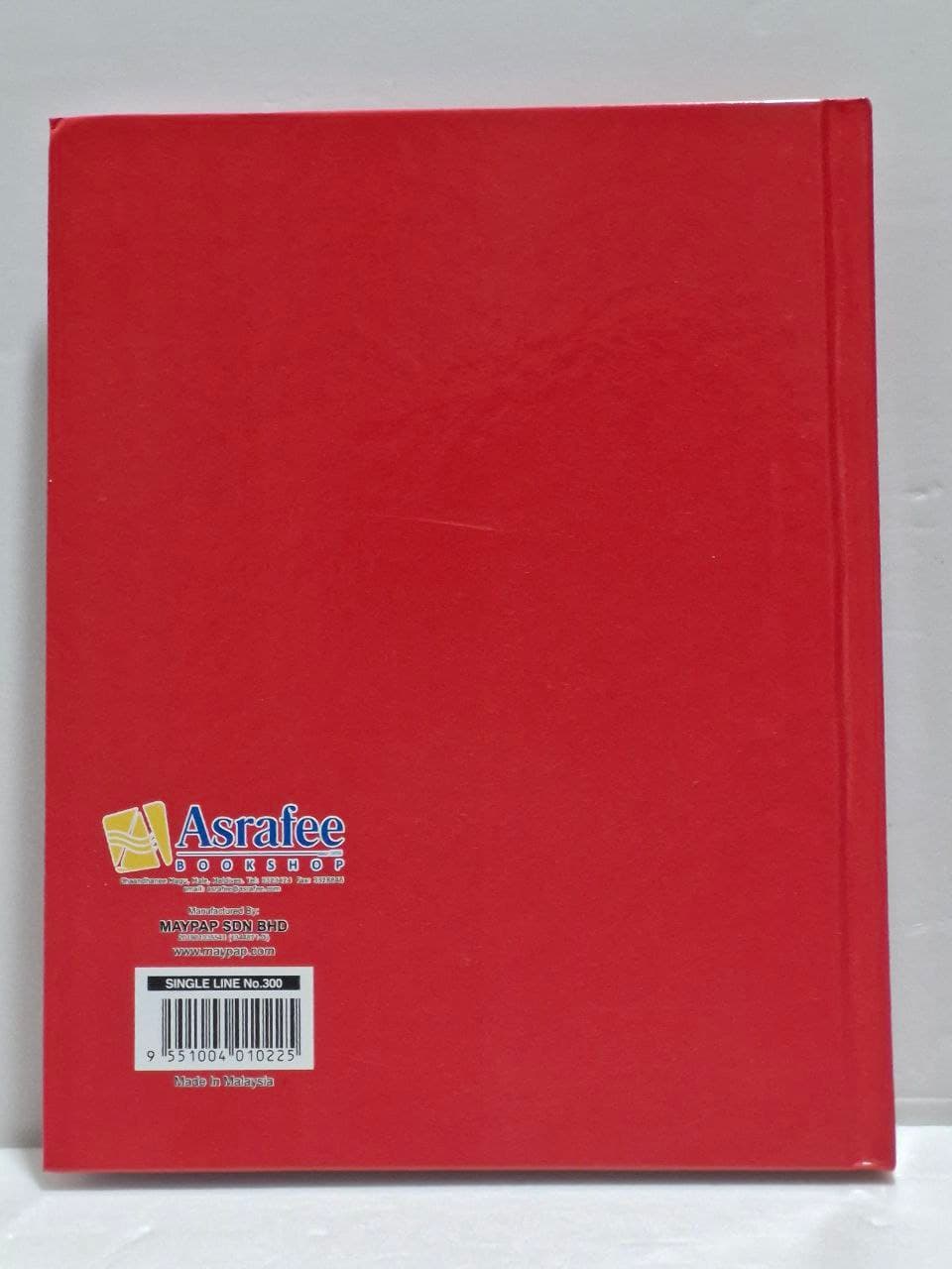 Exercise Book, Foolscap, No. 300 Hardcover (Single Line) A30