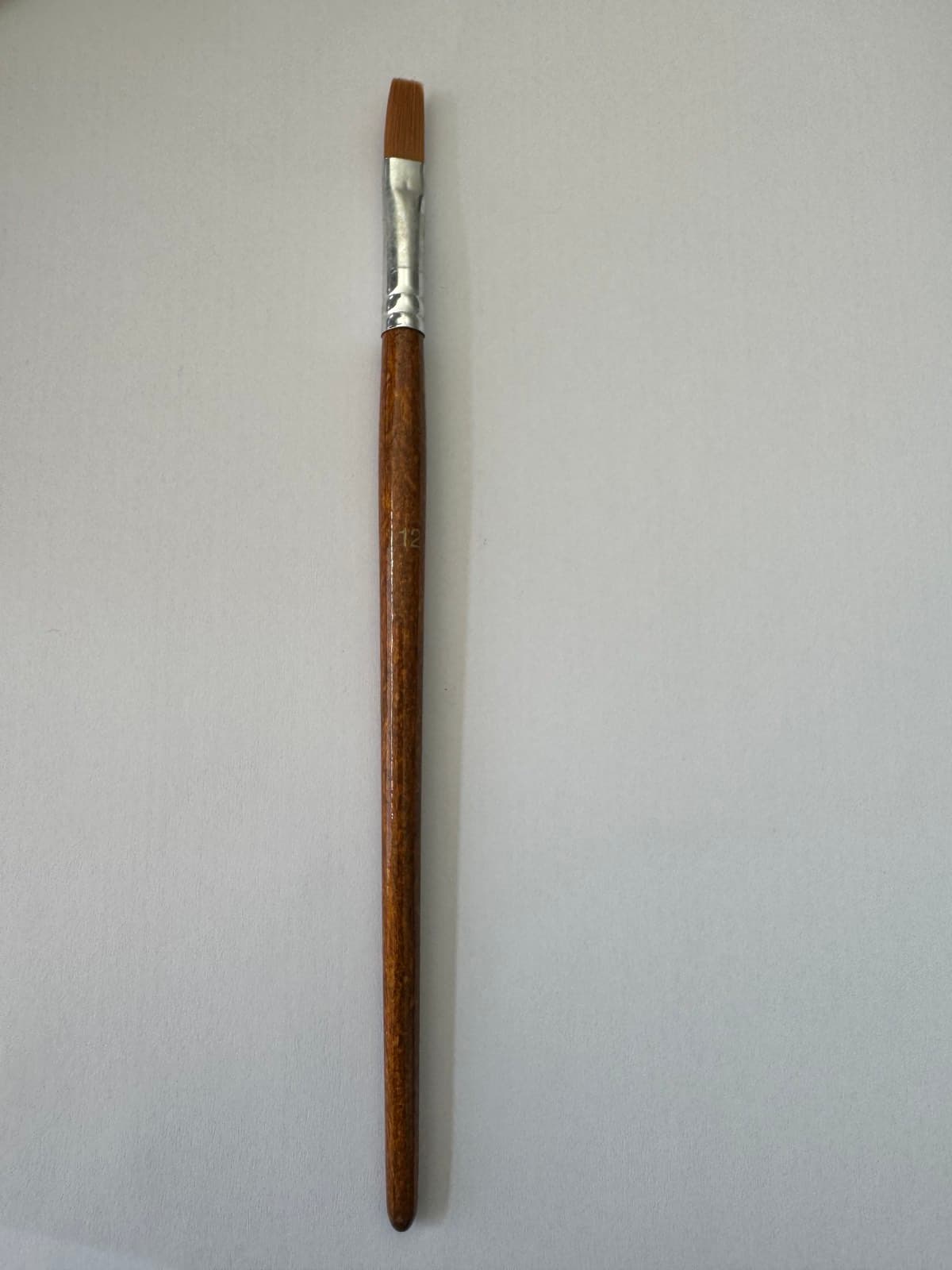Paint Brush Yi Pin Xuan Brown ( Flat Tip ) No.12