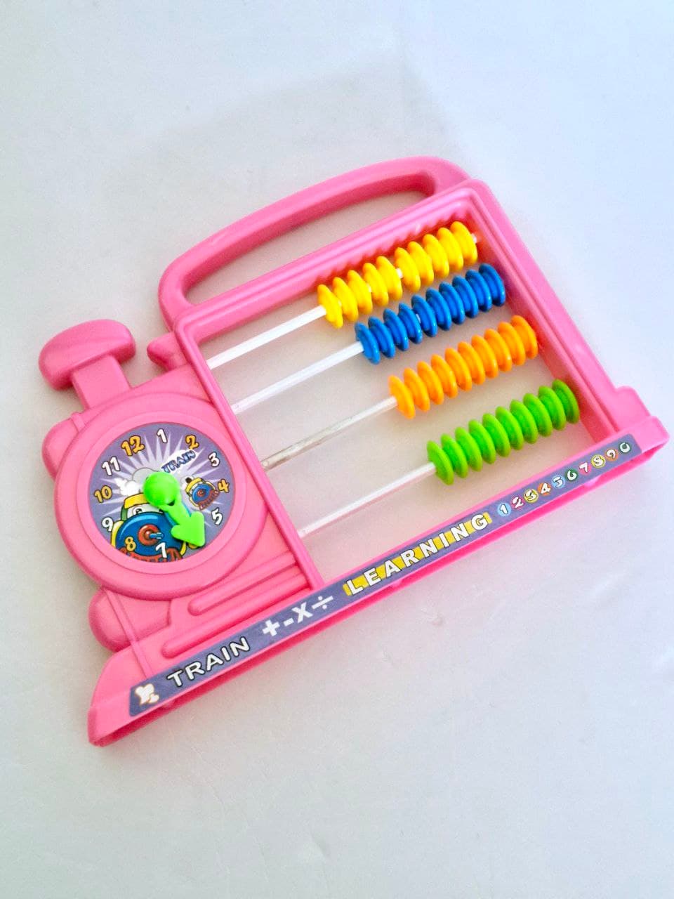 Yi Mei Happy Math Plastic Abacus with Clock, No.838-13
