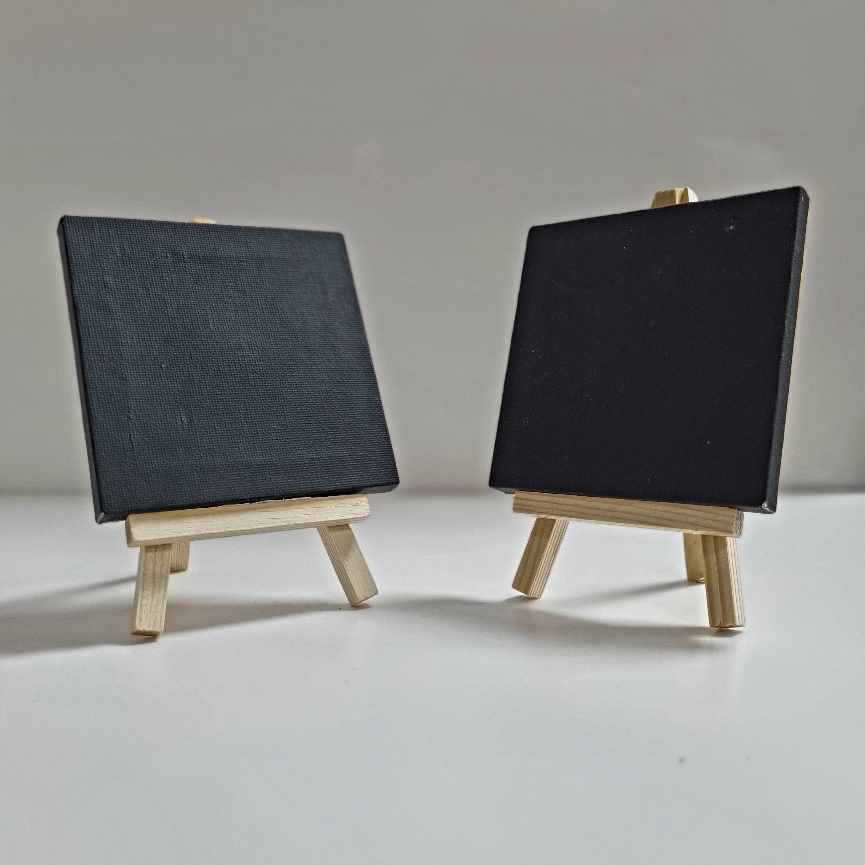Chivalry Mini artist canvas and easel set 10x10 cm